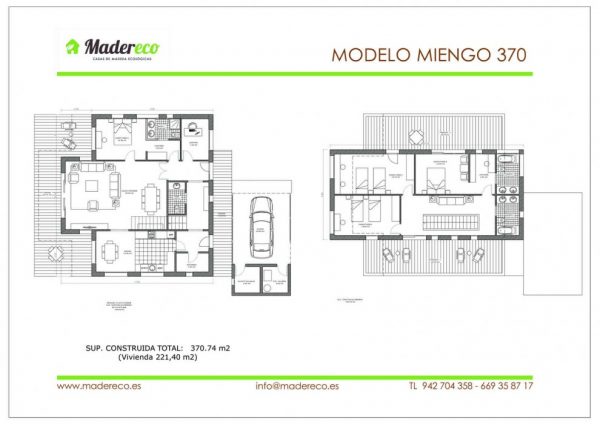 Casa prefabricada Miengo 370